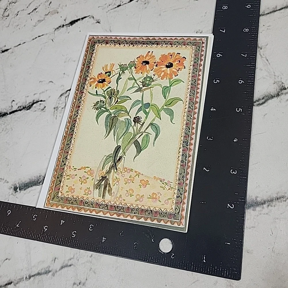 Greeting Cards Notecards Blank Inside Lot Of 5 Animals Flowers‎ Sailboat